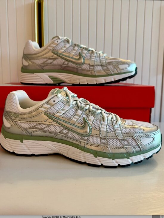 Nike Shoes - Nike P-6000 Metallic Silver / Steam (Green) / White NIB 🩷 FREE SHIPPING